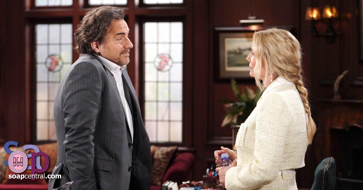 Ridge learns startling information about Hope and Thomas